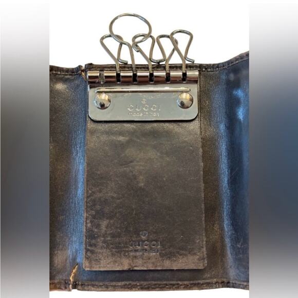 Gucci Wallet Key Ring Gucci Key Holder 6 Rings - Picture 12 of 13